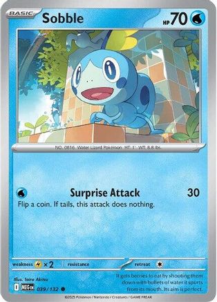 Sobble 39 - ME01 Mega Evolution Reverse Holofoil