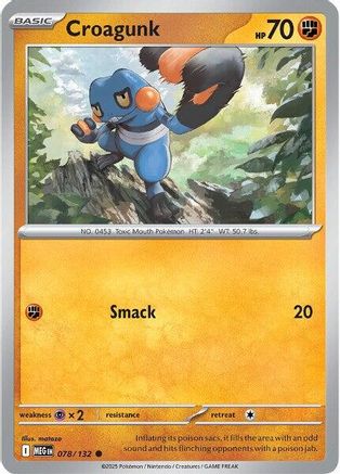 Croagunk 78 - ME01 Mega Evolution