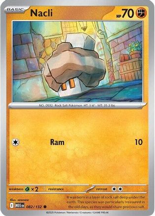 Nacli 82 - ME01 Mega Evolution Reverse Holofoil
