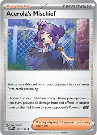 Acerola's Mischief - 113/132 113 - ME01 Mega Evolution