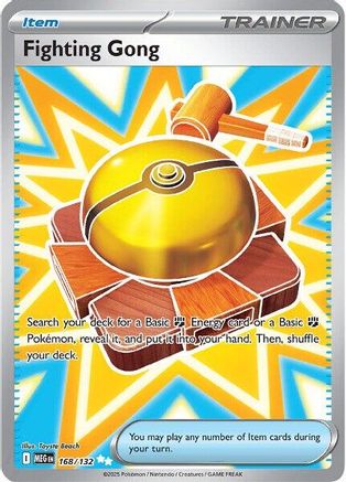 Fighting Gong - 168/132 168 - ME01 Mega Evolution Holofoil