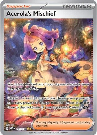 Acerola's Mischief - 183/132 183 - ME01 Mega Evolution Holofoil