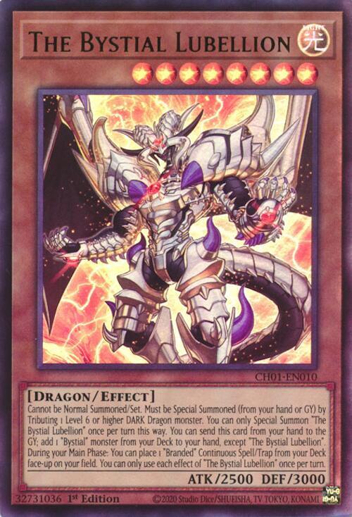 The Bystial Lubellion (CH01-EN010) - THE CHRONICLES DECK: The Fallen & The Virtuous (All-Foil Edition) 1st Edition