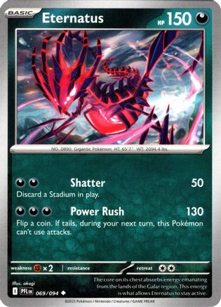 Eternatus 69 - ME02 Phantasmal Flames Reverse Holofoil