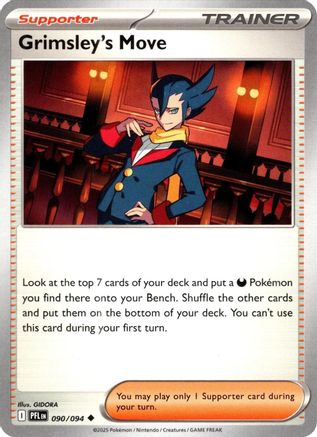 Grimsley's Move 90 - ME02 Phantasmal Flames Reverse Holofoil