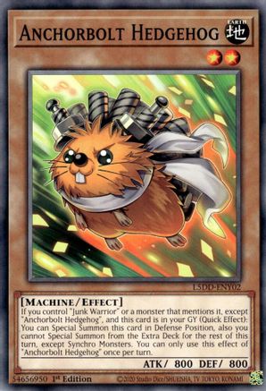 Anchorbolt Hedgehog - L5DD-ENY02 - Legendary 5D's Decks 1st Edition