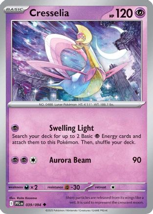 Cresselia 39 - ME02 Phantasmal Flames Reverse Holofoil