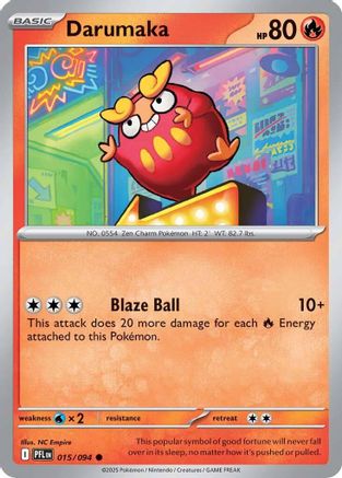 Darumaka 15 - ME02 Phantasmal Flames Reverse Holofoil