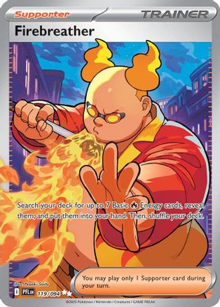 Firebreather - 119/094 119 - ME02 Phantasmal Flames Holofoil