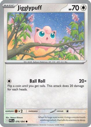 Jigglypuff 76 - ME02 Phantasmal Flames Reverse Holofoil