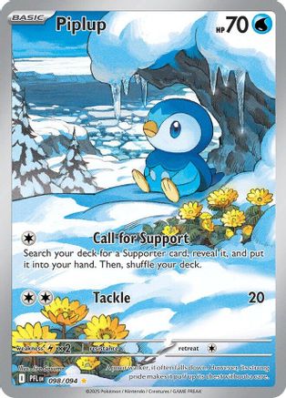 Piplup - 098/094 - ME02 Phantasmal Flames Holofoil