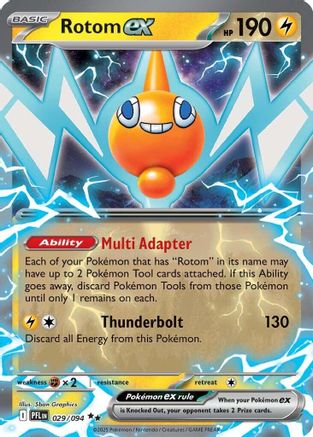 Rotom EX - 029/094 - ME02 Phantasmal Flames Holofoil