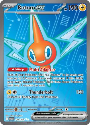 Rotom EX - 111/094 - ME02 Phantasmal Flames Holofoil