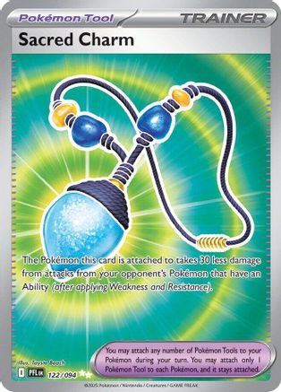Sacred Charm - 122/094 122 - ME02 Phantasmal Flames Holofoil