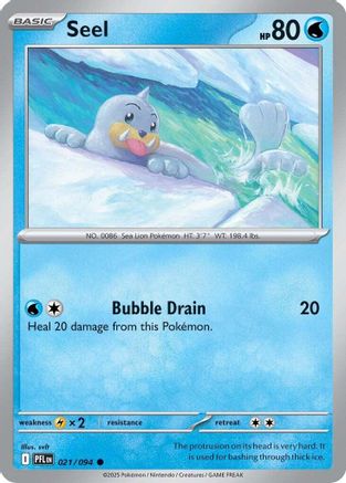 Seel 21 - ME02 Phantasmal Flames Reverse Holofoil