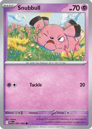 Snubbull 37 - ME02 Phantasmal Flames Reverse Holofoil