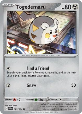 Togedemaru - 073/094 73 - ME02 Phantasmal Flames Reverse Holofoil