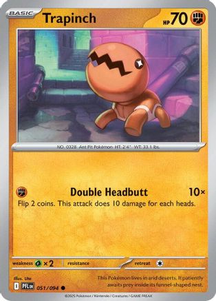 Trapinch 51 - ME02 Phantasmal Flames Reverse Holofoil