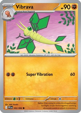 Vibrava 52 - ME02 Phantasmal Flames Reverse Holofoil