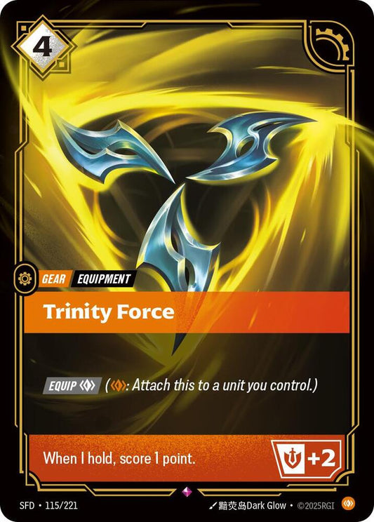 League of Legends RIFTBOUND Trinity Force - Spiritforged (SPF) 115/221