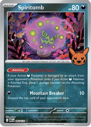 Spiritomb (Trick or Trade Stamped) 87 - League & Championship Cards Holofoil