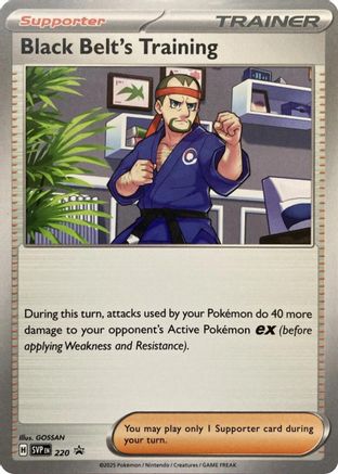 Black Belt's Training - 220 220 - SV Scarlet & Violet Promo Cards