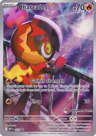 Charcadet (Pokemon Center Exclusive) - 022 - ME Mega Evolution Promo Holofoil