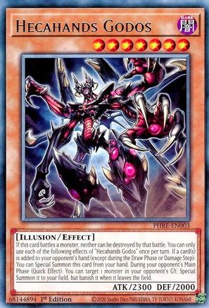 Hecahands Godos - PHRE-EN003 - Phantom Revenge 1st Edition