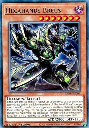 Hecahands Breus - PHRE-EN005 - Phantom Revenge 1st Edition