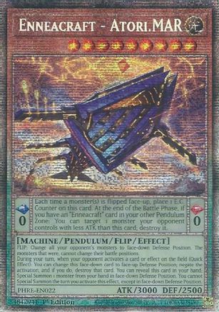 Enneacraft - Atori.MAR (Starlight Rare) - PHRE-EN022 - Phantom Revenge 1st Edition