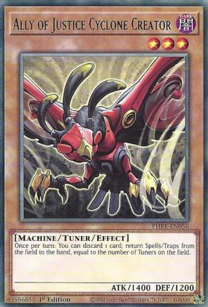 Ally of Justice Cyclone Creator - PHRE-EN056 - Phantom Revenge 1st Edition
