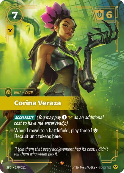 League of Legends RIFTBOUND Corina Veraza (SFD 179/221) Spiritforged