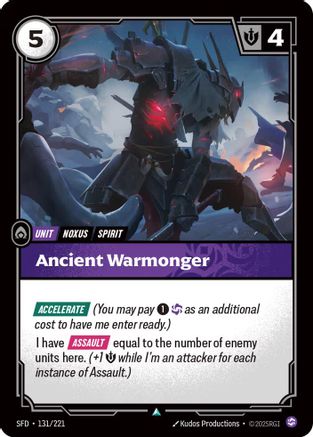 Ancient Warmonger - 131/221 - Spiritforged