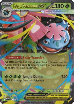 Mega Venusaur EX - 013 - ME Mega Evolution Promo Holofoil