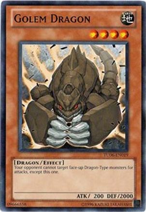 Golem Dragon (TU06-EN019) - Turbo Pack: Booster Six Unlimited