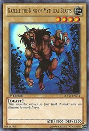 Gazelle the King of Mythical Beasts (LCYW-EN011) - Legendary Collection 3: Yugi's World 1st Edition