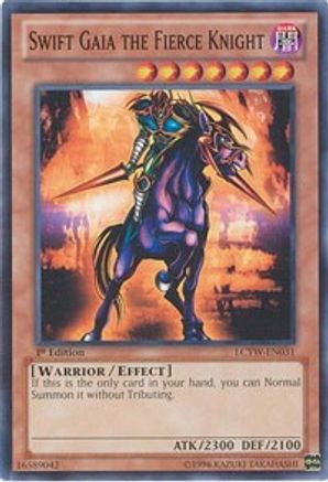 Swift Gaia the Fierce Knight (LCYW-EN031) - Legendary Collection 3: Yugi's World 1st Edition