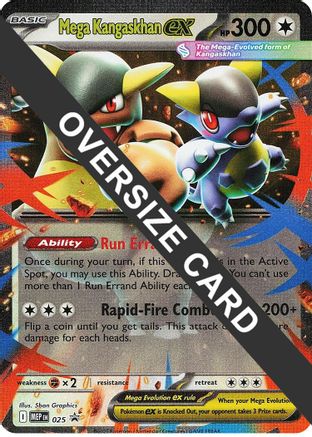 Mega Kangaskhan EX - 25 - Jumbo Cards Holofoil