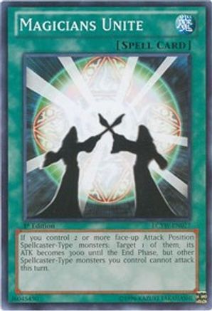 Magicians Unite (LCYW-EN077) - Legendary Collection 3: Yugi's World 1st Edition