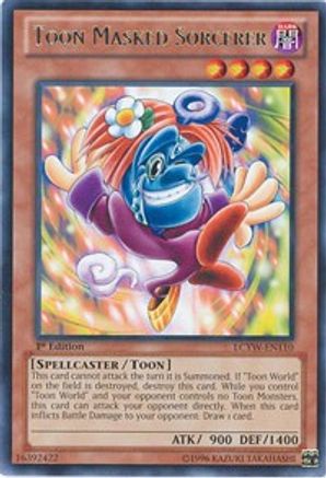 Toon Masked Sorcerer (LCYW-EN110) - Legendary Collection 3: Yugi's World 1st Edition