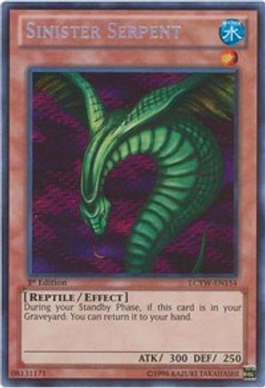 Sinister Serpent (LCYW-EN154) - Legendary Collection 3: Yugi's World 1st Edition