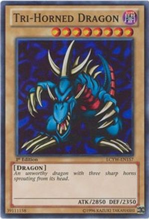 Tri-Horned Dragon (LCYW-EN157) - Legendary Collection 3: Yugi's World 1st Edition