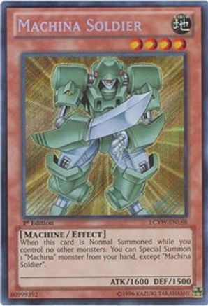 Machina Soldier (LCYW-EN168) - Legendary Collection 3: Yugi's World 1st Edition