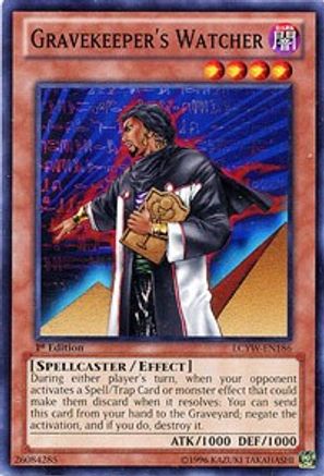 Gravekeeper's Watcher (LCYW-EN186) - Legendary Collection 3: Yugi's World Unlimited