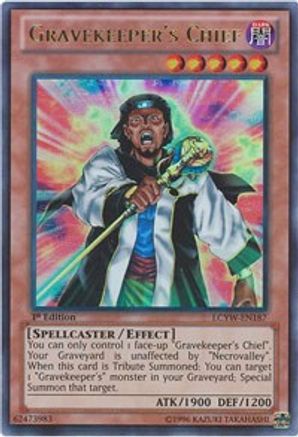 Gravekeeper's Chief (LCYW-EN187) - Legendary Collection 3: Yugi's World 1st Edition