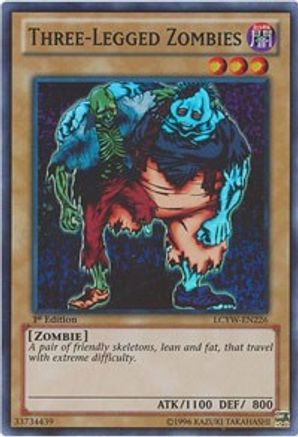 Three-Legged Zombies (LCYW-EN226) - Legendary Collection 3: Yugi's World 1st Edition