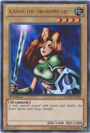 Kanan the Swordmistress (LCYW-EN228) - Legendary Collection 3: Yugi's World 1st Edition