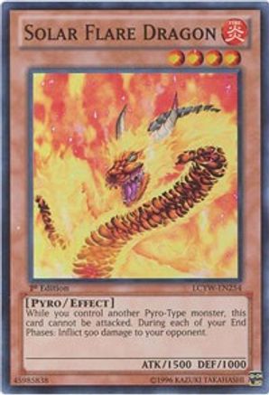 Solar Flare Dragon (LCYW-EN254) - Legendary Collection 3: Yugi's World 1st Edition