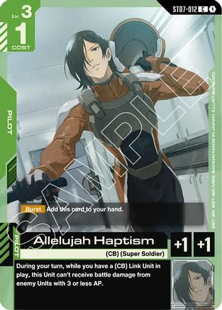 Allelujah Haptism - ST07-012 - Starter Deck 07 Celestial Drive
