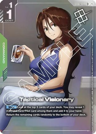 Tactical Visionary (Store Tournament Winner Pack 03) - ST07-014 - Gundam Promotional Cards Holofoil